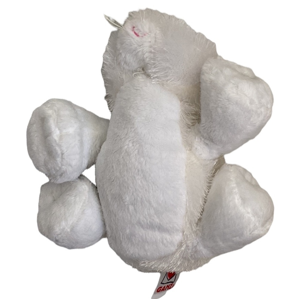 Ganz Webkinz White Rabbit Plush Toy Size OS - Picture 3 of 13